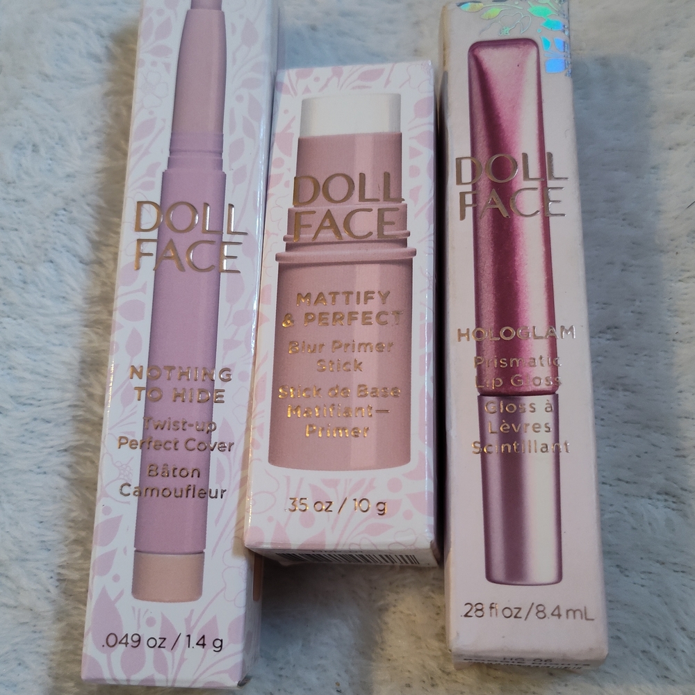 NWT! Doll Face Makeup Bundle (Face & Lips)